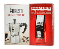 Bialetti Zestaw Moka Express 3tz + kawa Perfetto Moka Classico - 1062030 - zdjęcie 2